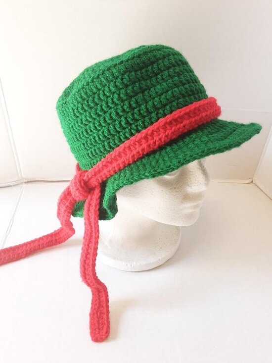 Handmade Crochet One Piece Bucket Hats  Zoro Designs New main image 5